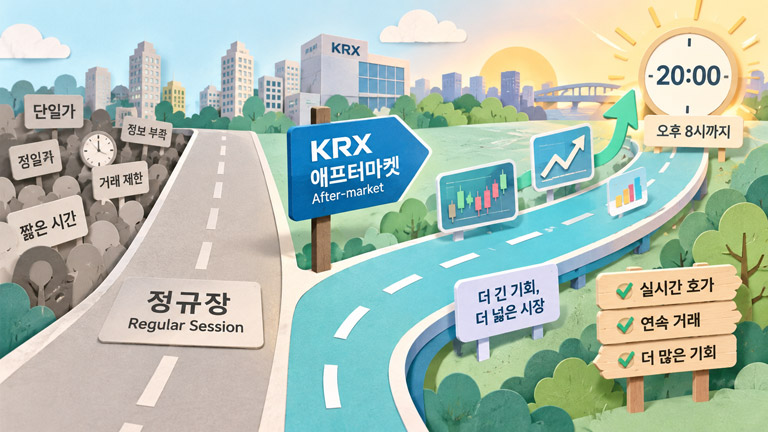 국내 주식 시장 KRX 애프터마켓 신설