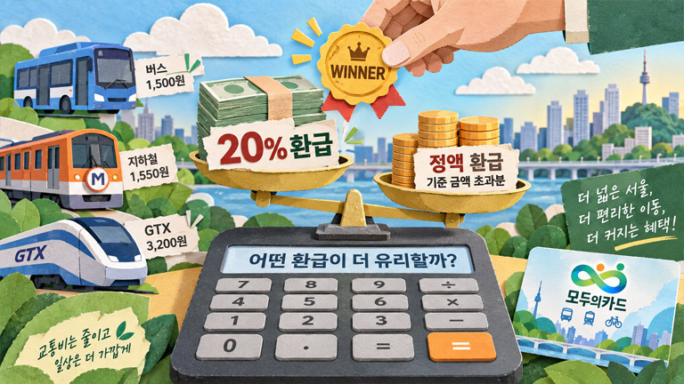기후동행패스 환급은 어떻게 계산되나?