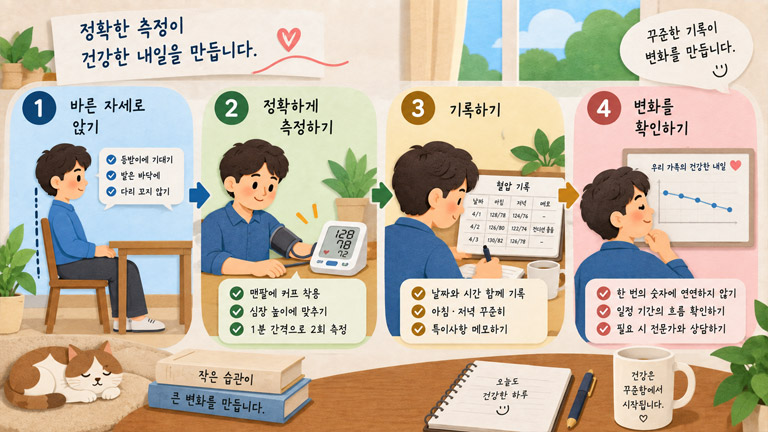 혈압을 측정할 때 가장 중요한 것