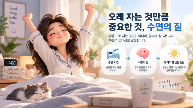 오래 자는 것만큼 중요한 것, 수면의 질