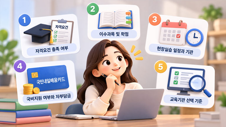 사회복지사 2급 수강 전에 꼭 확인해야할 5가지